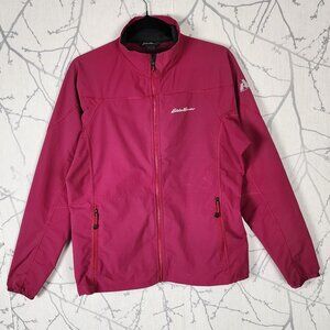 Eddie Bauer First Ascent Pink Full Zip Softshell Jacket